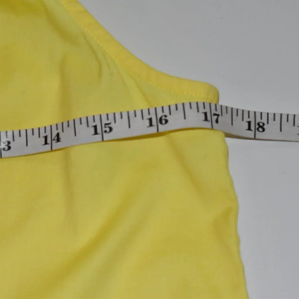 J. Crew Halter Neck Bow Tie Blouse Top Yellow Size 00